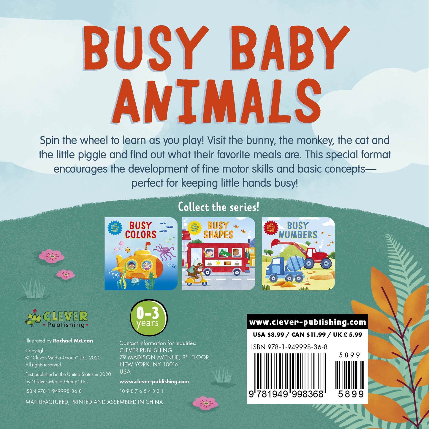 Busy Baby Animals - Твердая обложка - Сlever-publishing 46.00