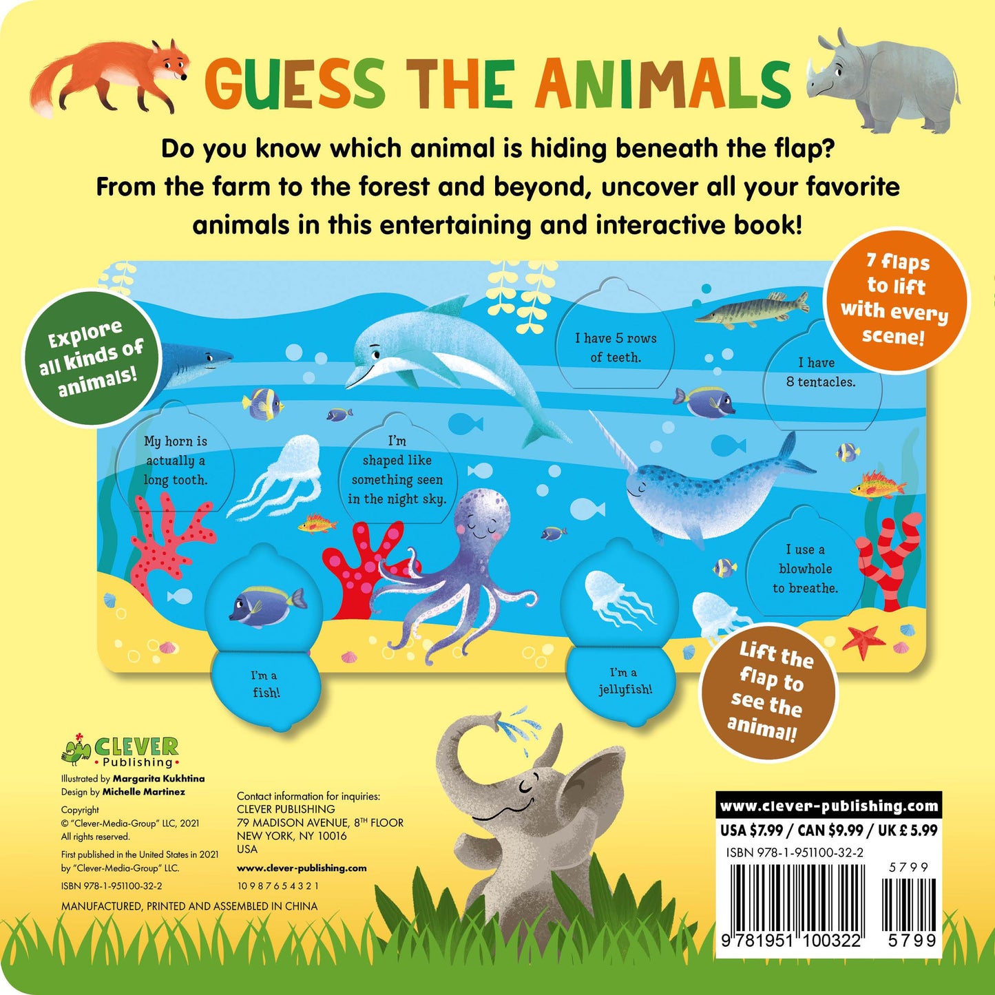 Guess the Animals - Картон - Сlever-publishing 44.00