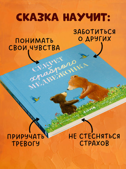 Книжки-картинки. Секрет храброго медвежонка