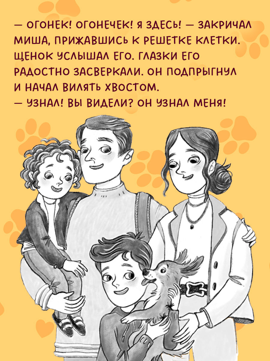 Пушистые истории. Щенок Огонек, дай лапу!