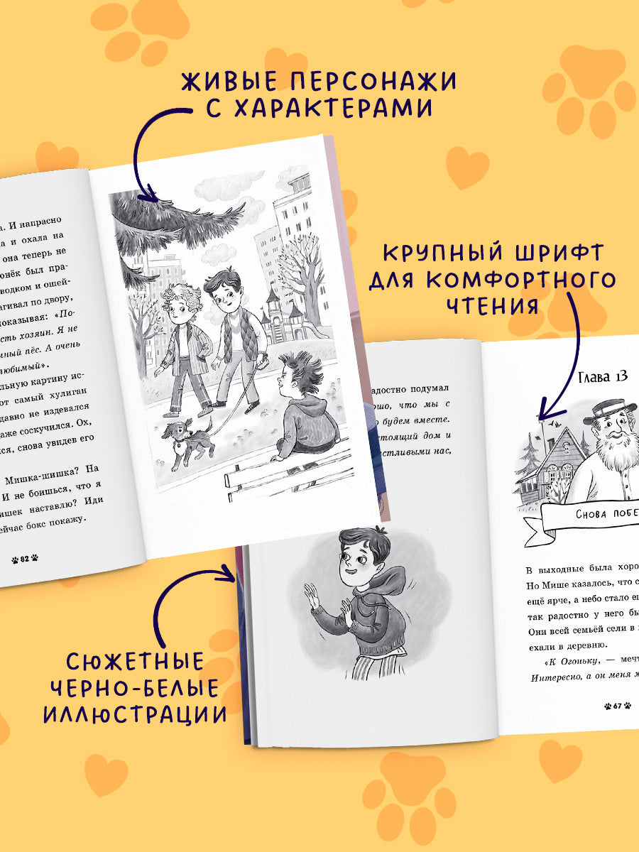 Пушистые истории. Щенок Огонек, дай лапу!