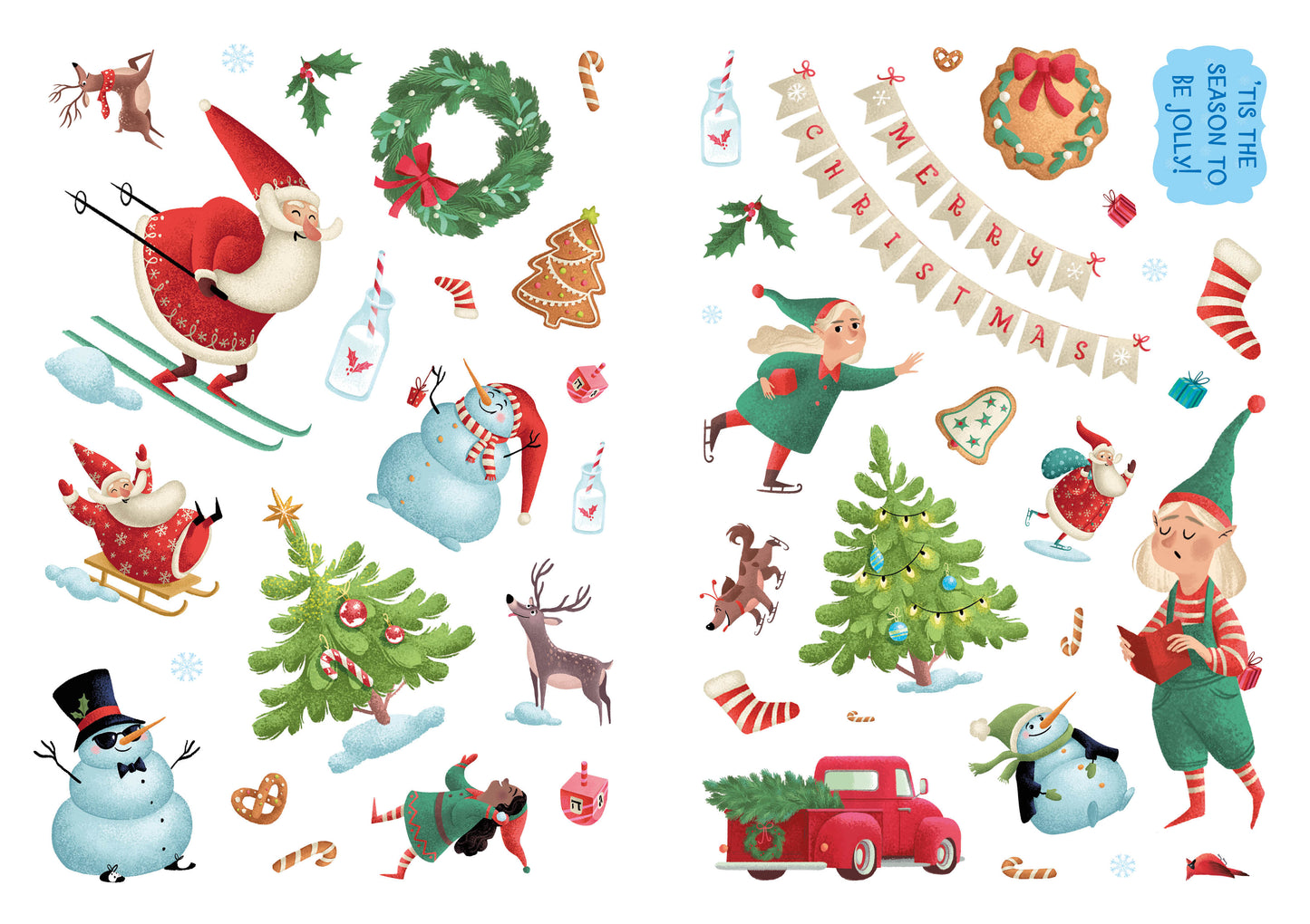 Holiday Celebration Sticker Book