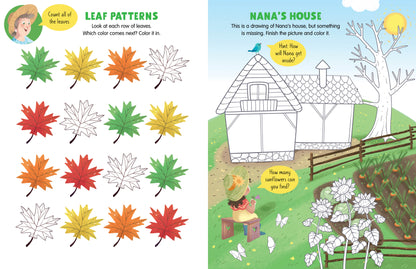 Nana's Garden: An Activity and Coloring Book