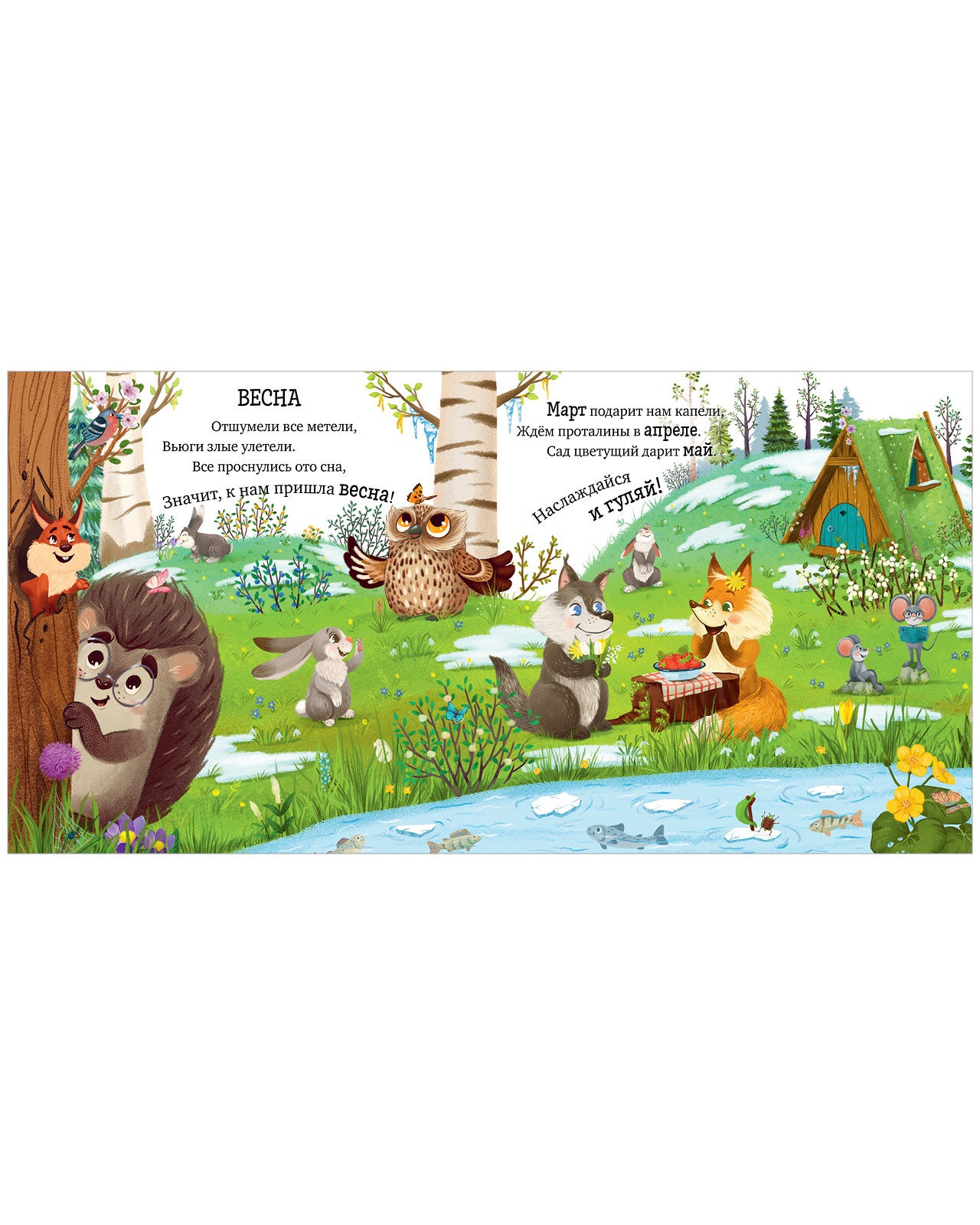 Энциклопедия в сказках. Приключения Ёжика. Круглый год в лесу