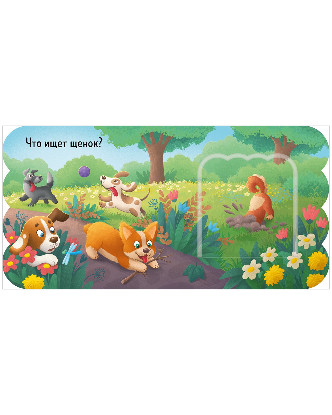 Книжка с окошками. Щенки