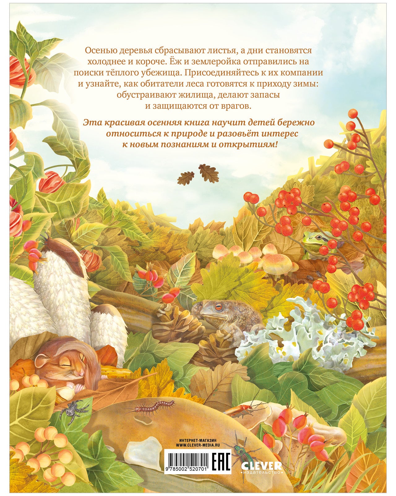 Удивительные энциклопедии. Секреты осеннего леса. Визуальная энциклопедия