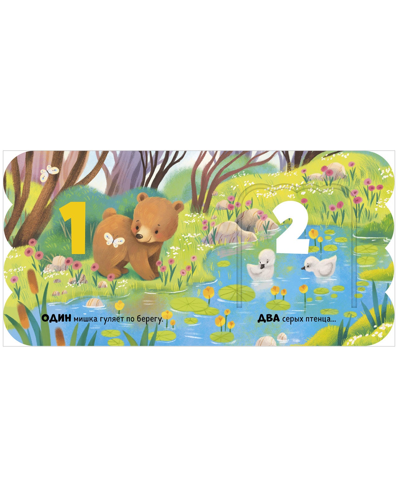 Книжка с окошками. Первый счёт