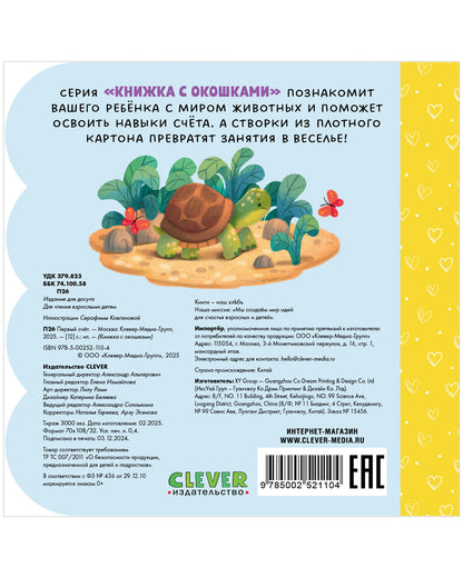 Книжка с окошками. Первый счёт
