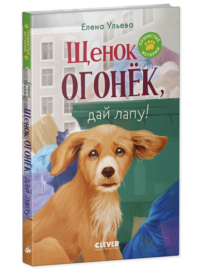 Пушистые истории. Щенок Огонек, дай лапу!