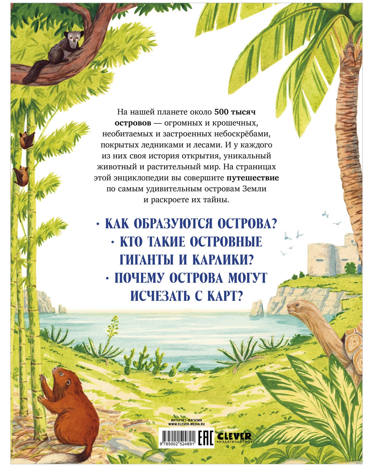 Большая энциклопедия CLEVER. Загадочные острова. Миры посреди океана