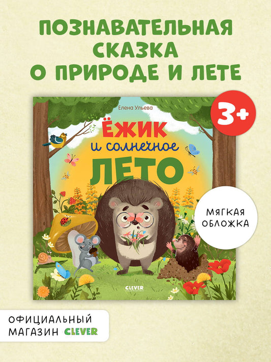 Книжки-картинки (мягкая обложка). Ёжик и солнечное лето