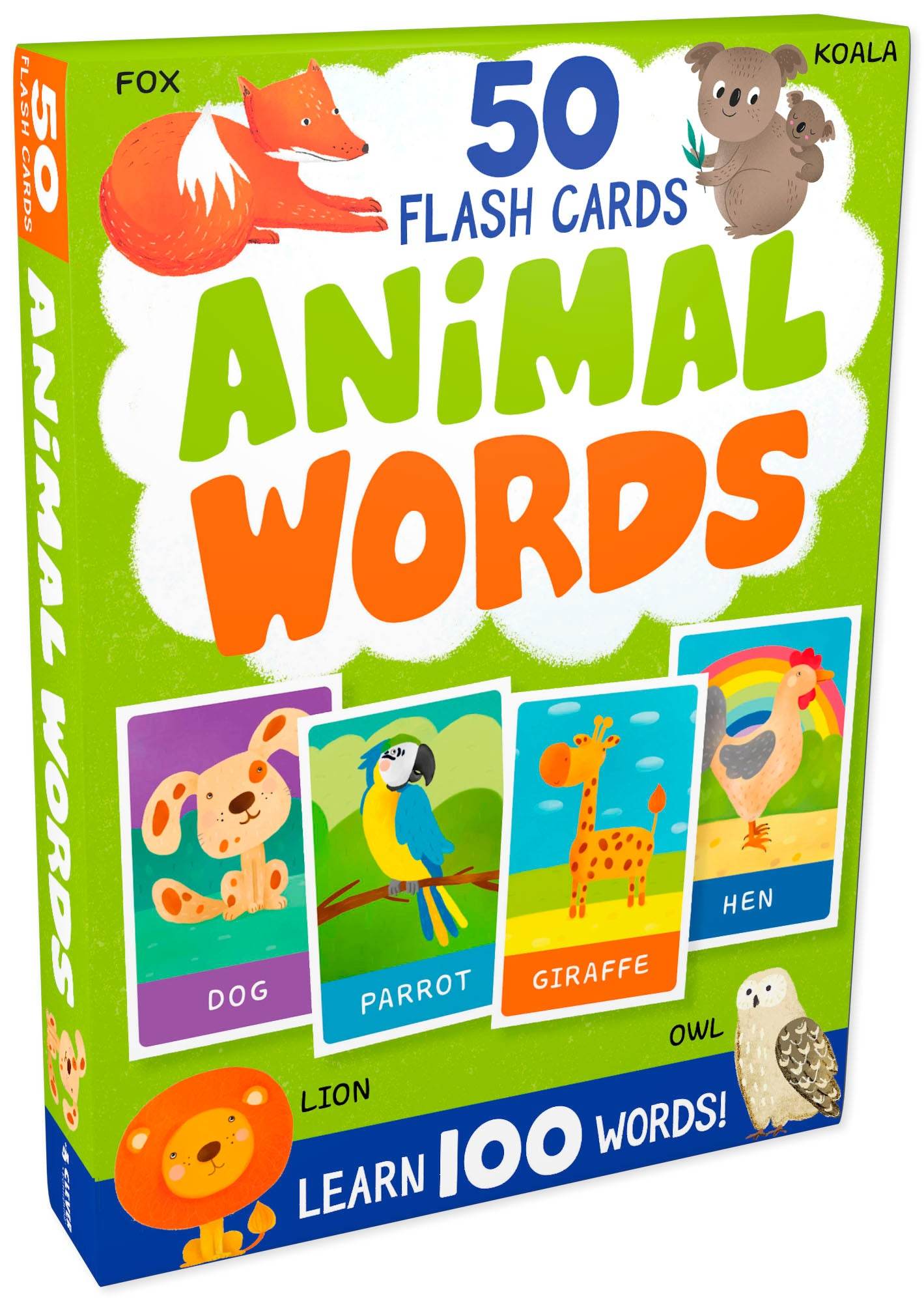 Animal Words. 50 Flash Cards - Картон - Сlever-publishing 29.00