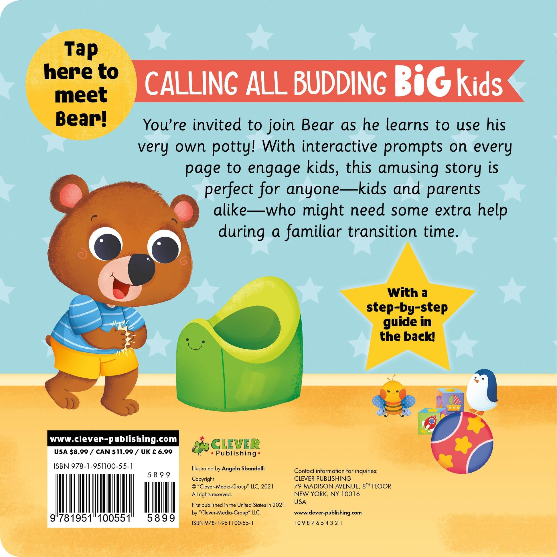 Bear's Potty Time - Картон - Сlever-publishing 29.00