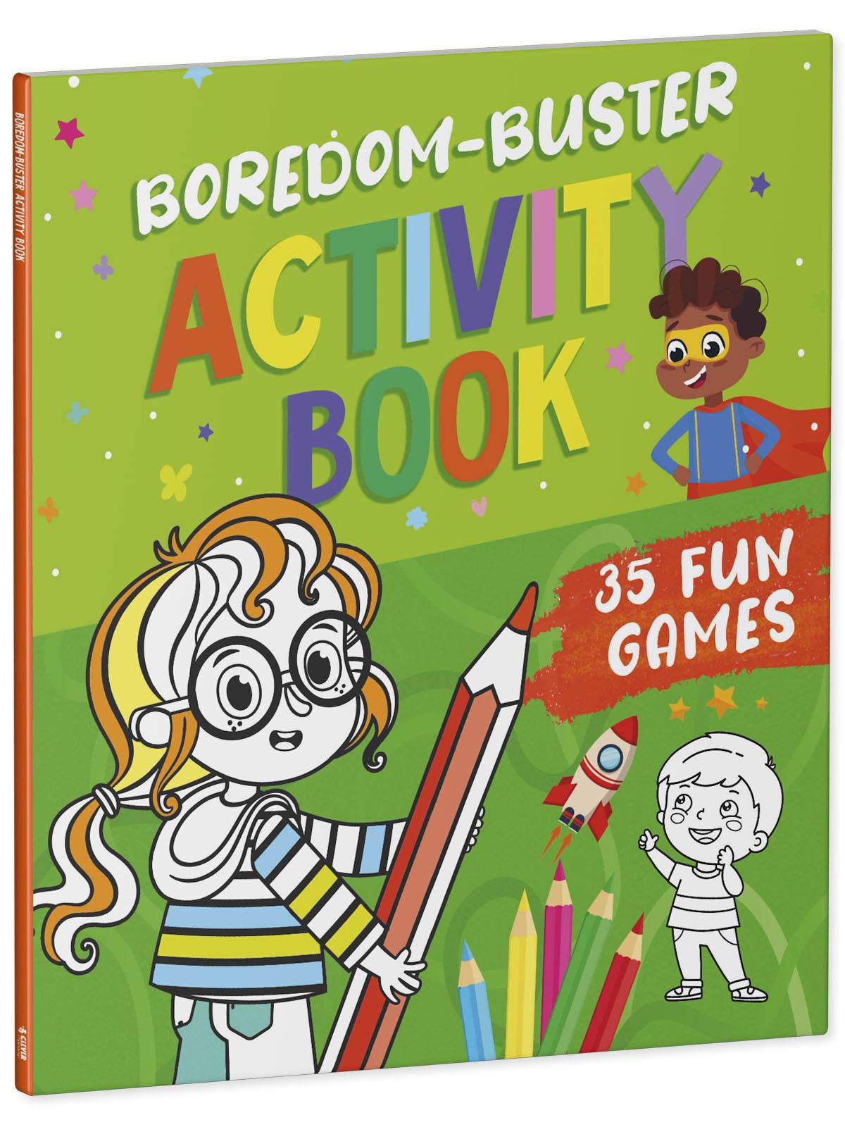 Boredom Buster Activity Book - Мягкая обложка - Сlever-publishing 25.00