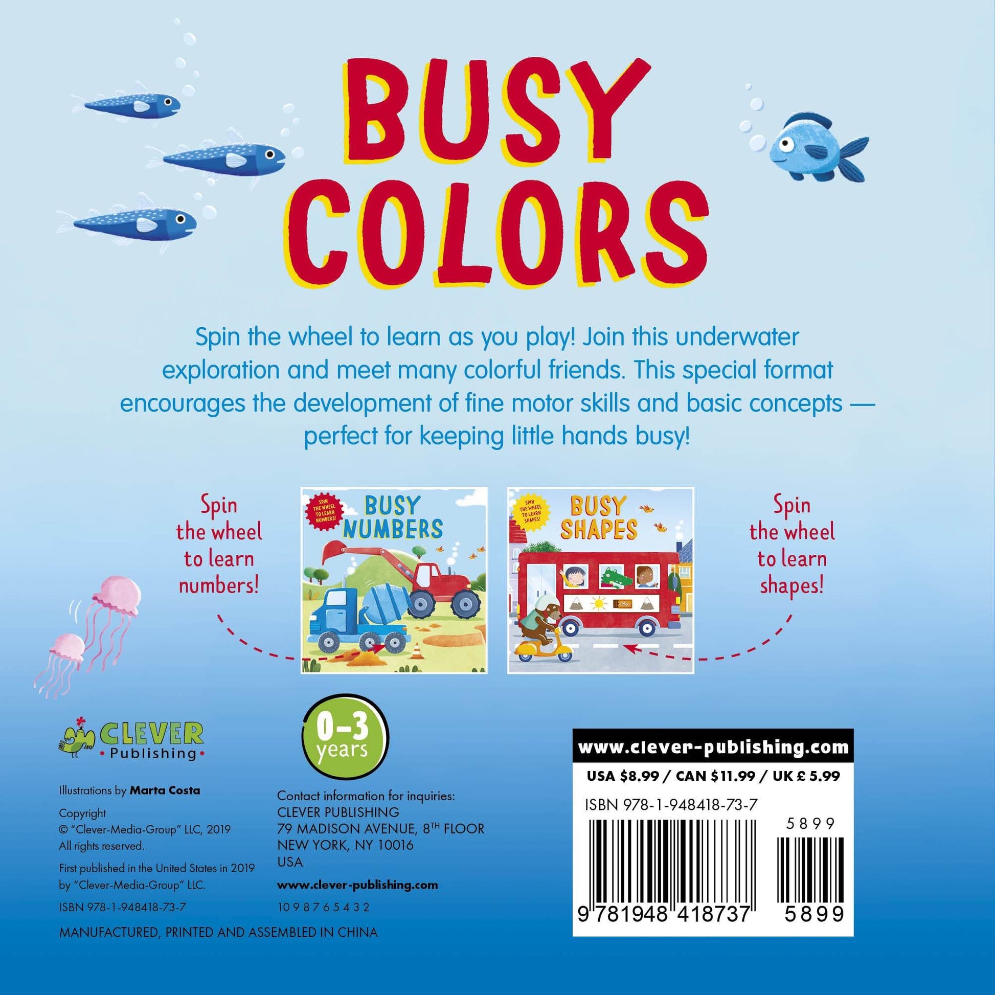 Busy Colors - Картон - Сlever-publishing 46.00