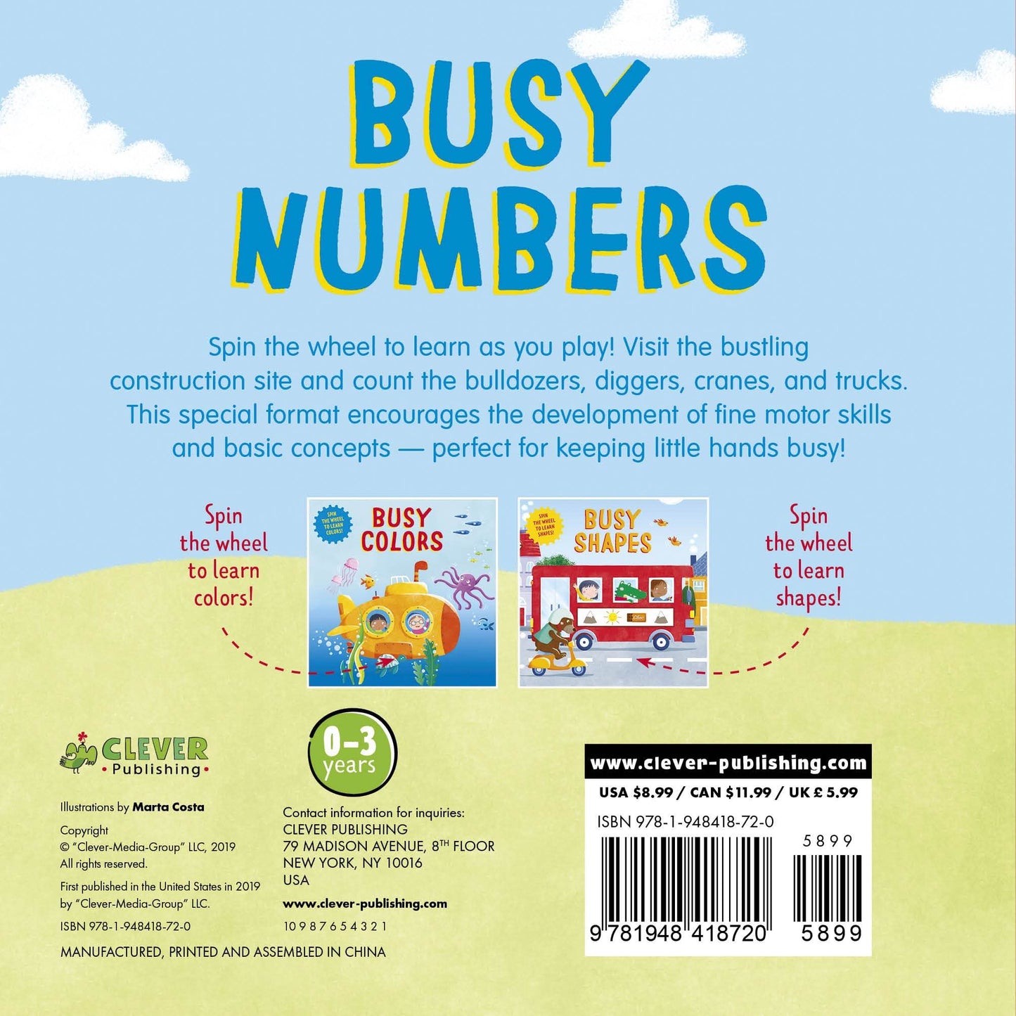 Busy Numbers - Картон - Сlever-publishing 29.00