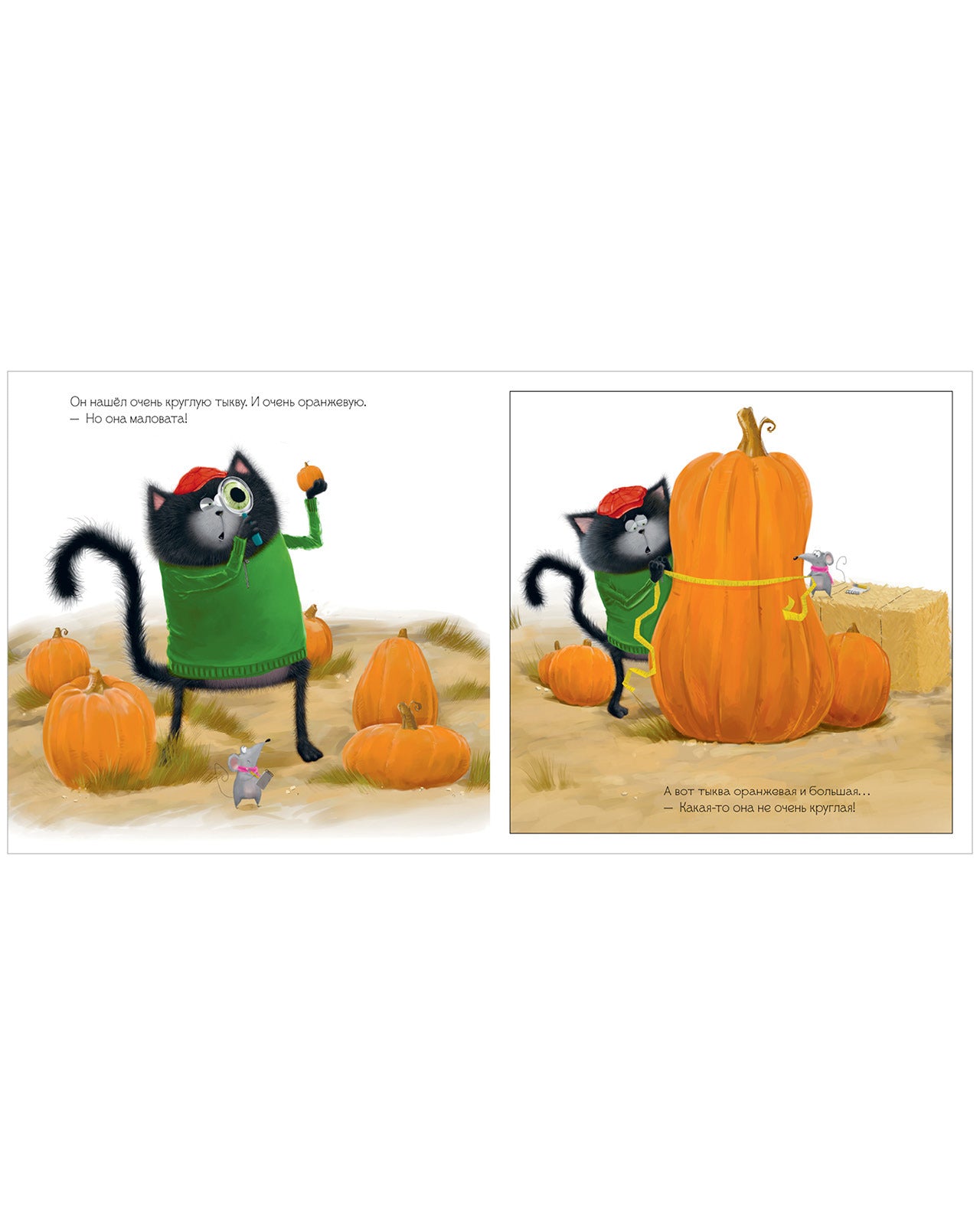 Книжки-картинки. Котенок Шмяк и большая тыква