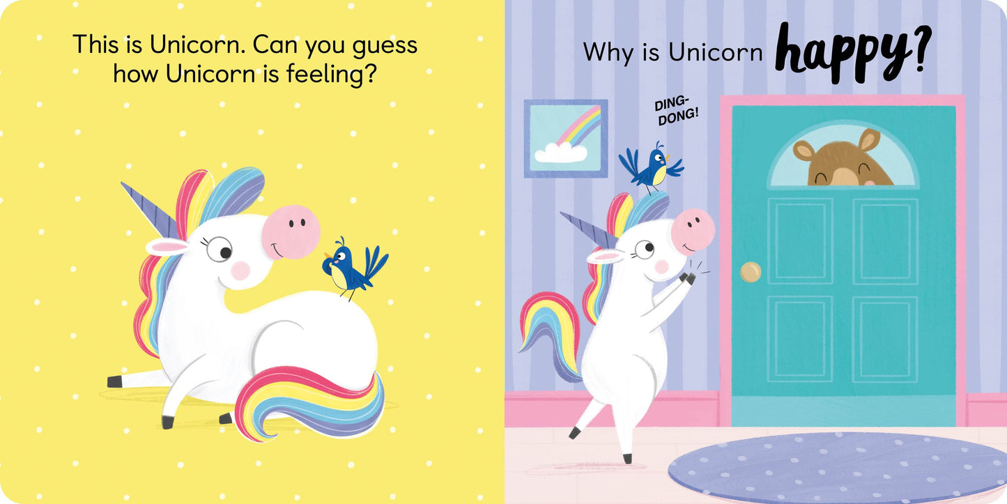 First Feelings: Happy Unicorn - Картон - Сlever-publishing 46.00