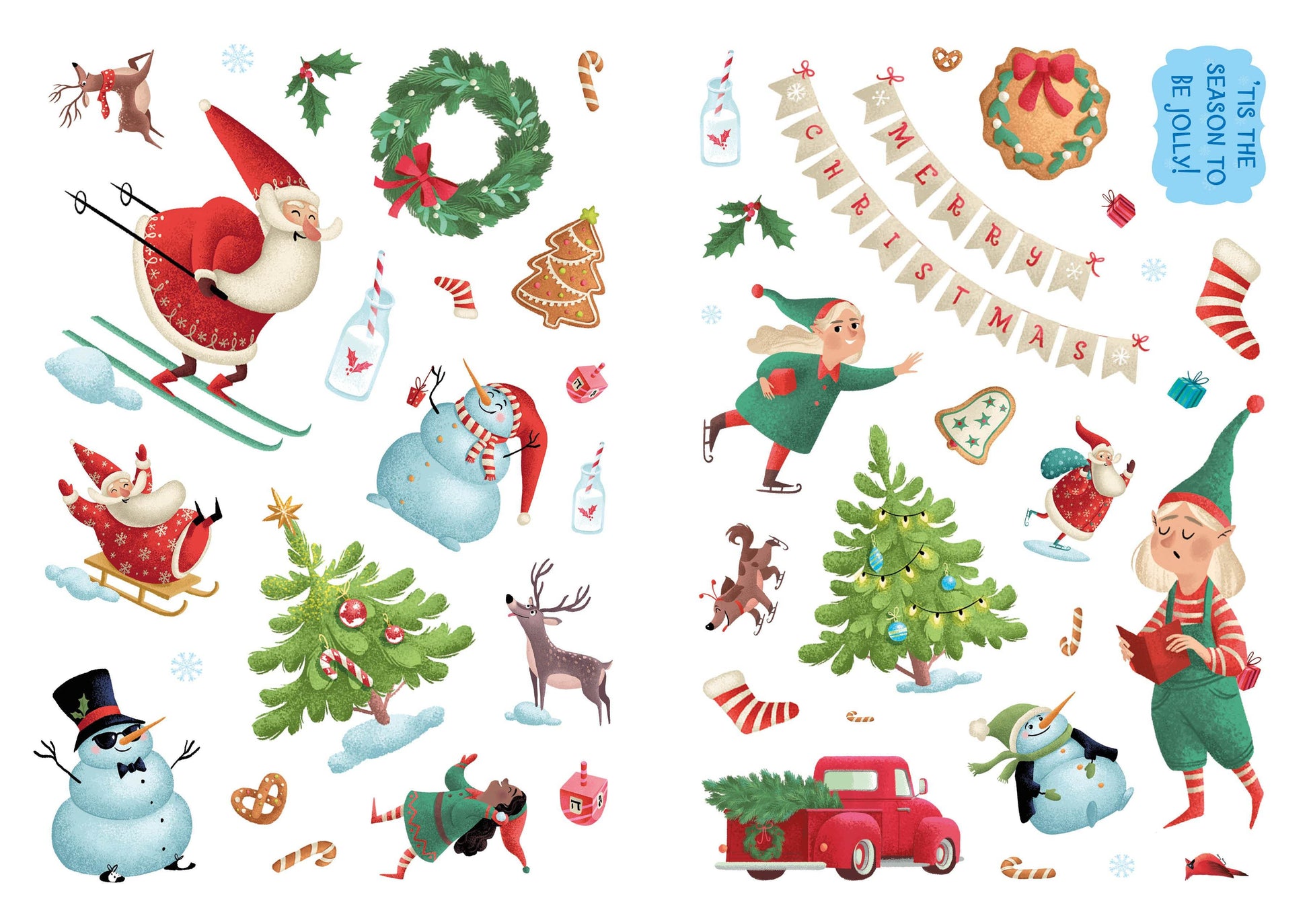 Holiday Celebration Sticker Book - Мягкая обложка - Сlever-publishing 60.00