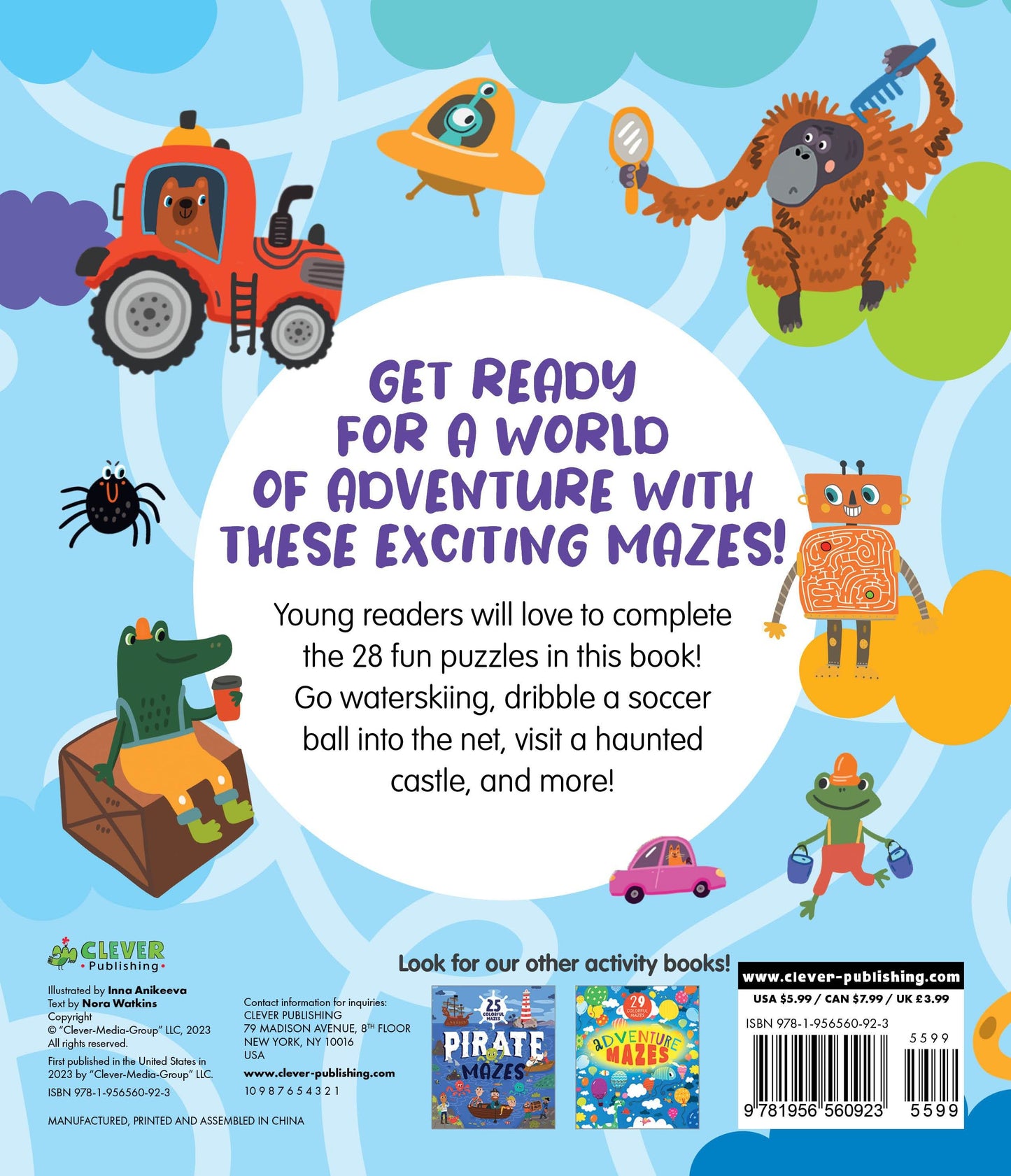 Mazes for little boys - Мягкая обложка - Сlever-publishing 25.00