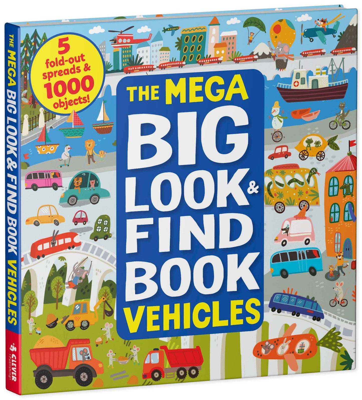 Mega Big Look and Find Vehicles - Твердая обложка - Сlever-publishing 103.00