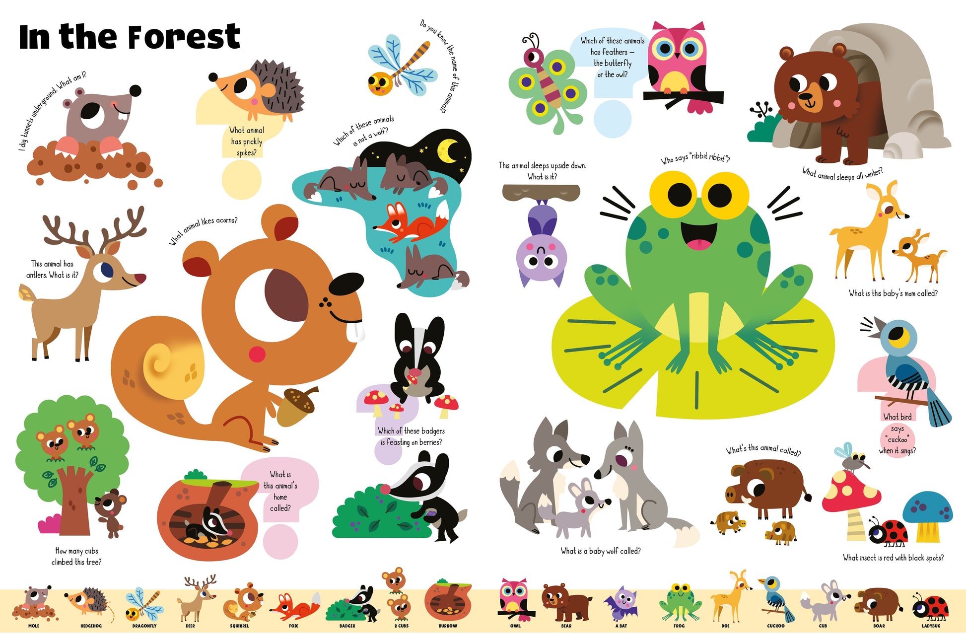 My First Quiz Picture Book of Animals - Картон - Сlever-publishing 46.00