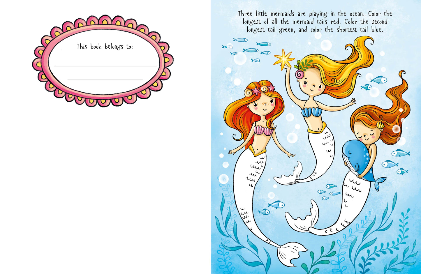 Princesses, Mermaids & Unicorns Activity Book - Мягкая обложка - Сlever-publishing 25.00