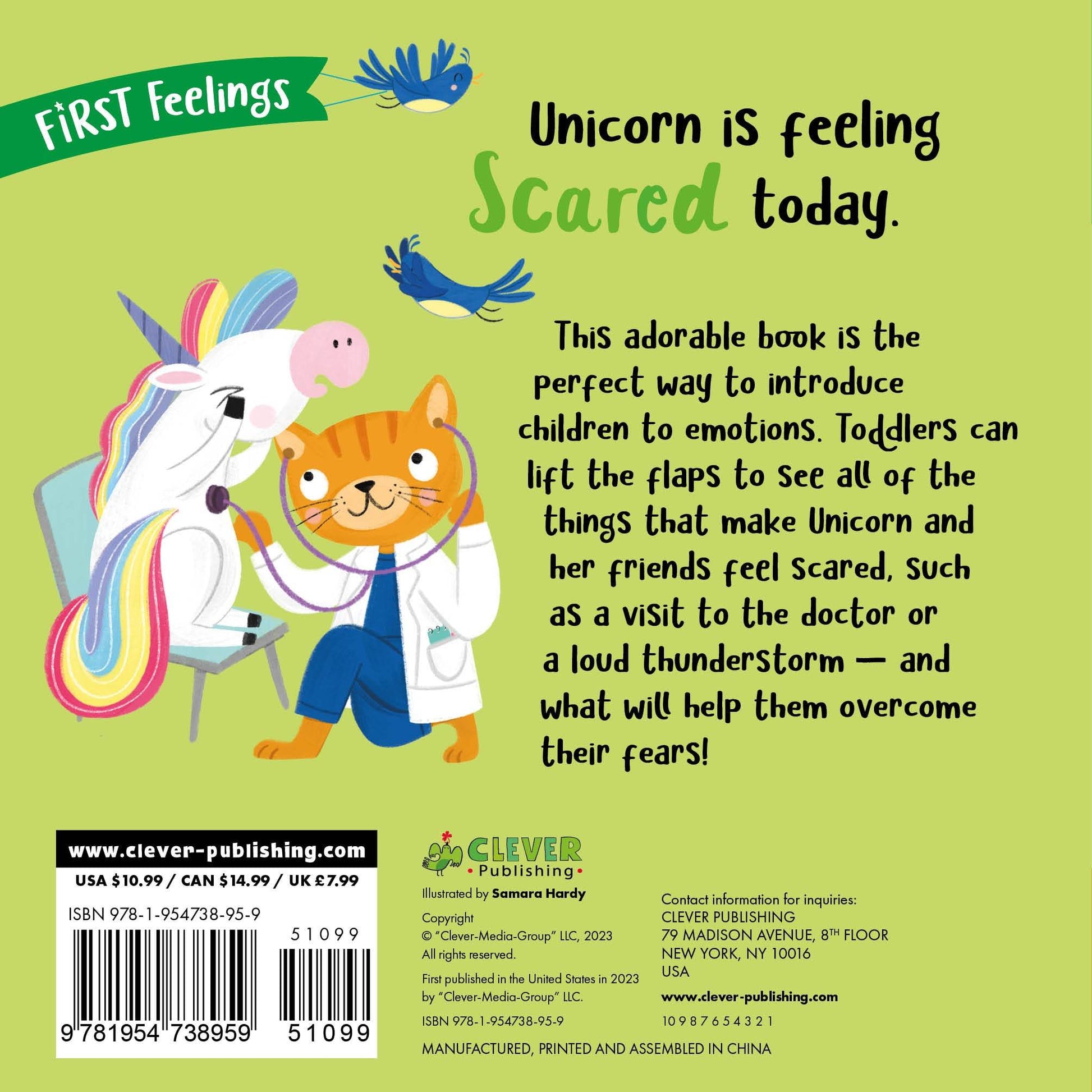 Scared Unicorn - Картон - Сlever-publishing 46.00