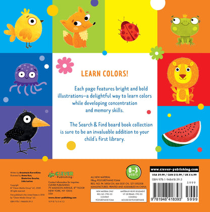 Search and Find Colors - Картон - Сlever-publishing 46.00