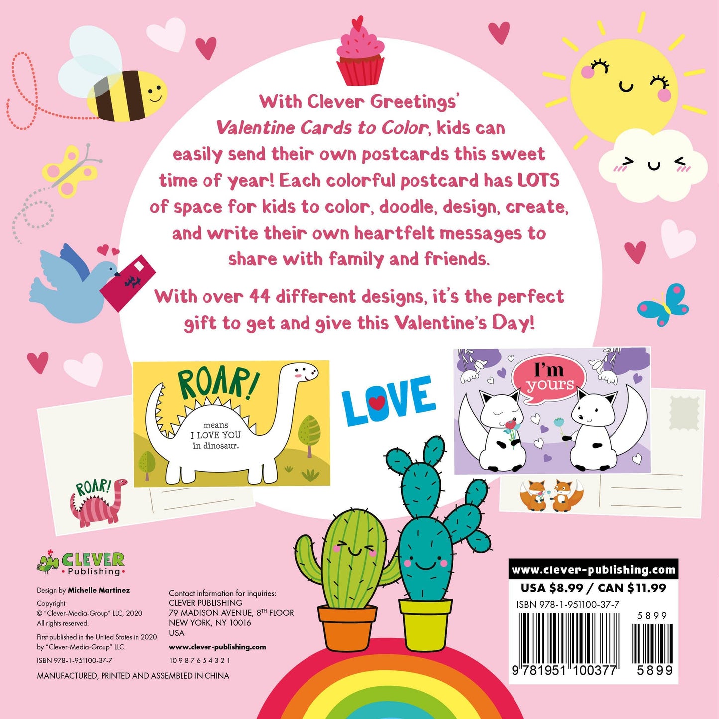 Valentine Cards to Color - Мягкая обложка - Сlever-publishing 60.00