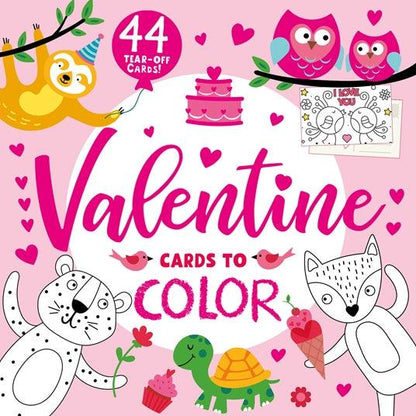 Valentine Cards to Color - Сlever-publishing