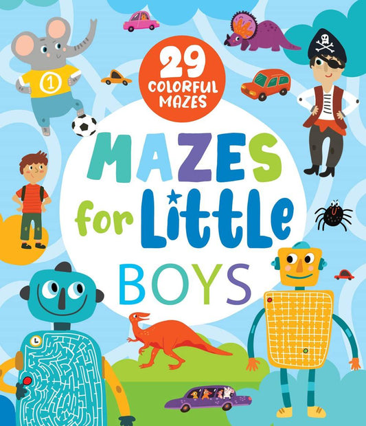 Mazes for little boys  - Сlever-publishing